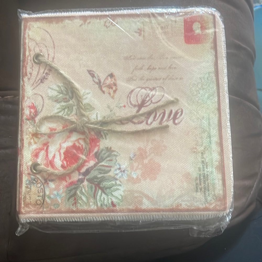 Fabric Cover book blank pages